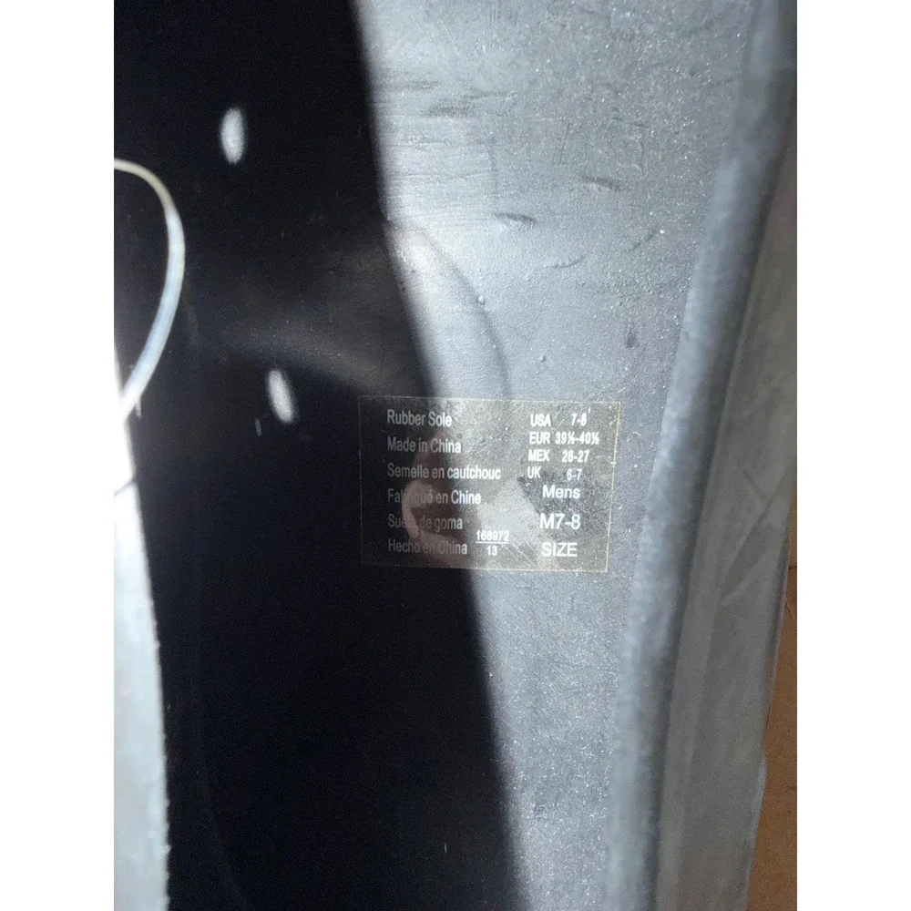 SafeTStep‎ Slip Resistant Rubber Overshoes Black Mens 7-8 Womens 9-10